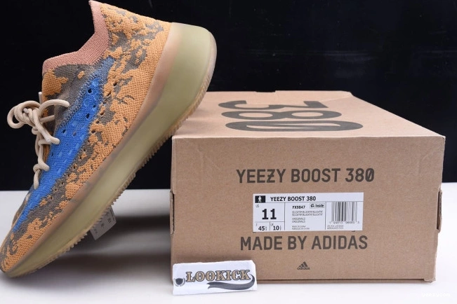 BOOST 380 FX9847 YEEZY OAT BLUE ADIDAS REFLECTIVE 0824